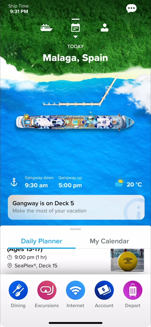 Royal Caribbean App