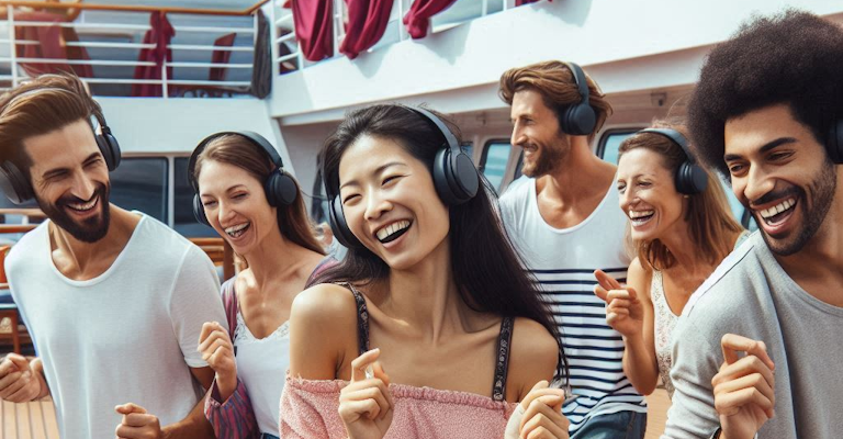 What is Royal Caribbean’s HUSH! Silent Disco Party?