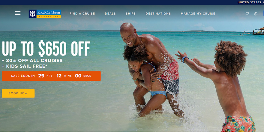Cruise prices are fixed, promotions change