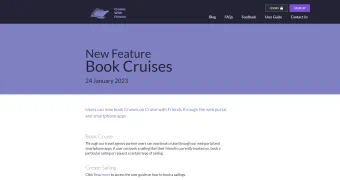New Feature - Book Cruises